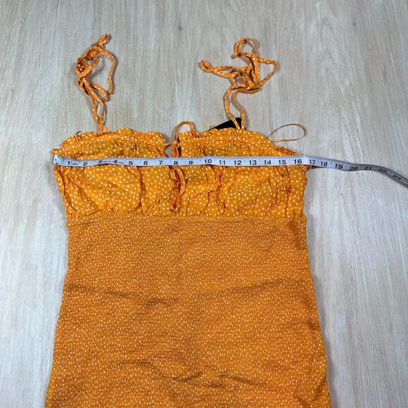 NWT Fashion Nova Yellow Always Cute Smocked Flattering Summer Mini Dress XL - Picture 10 of 13